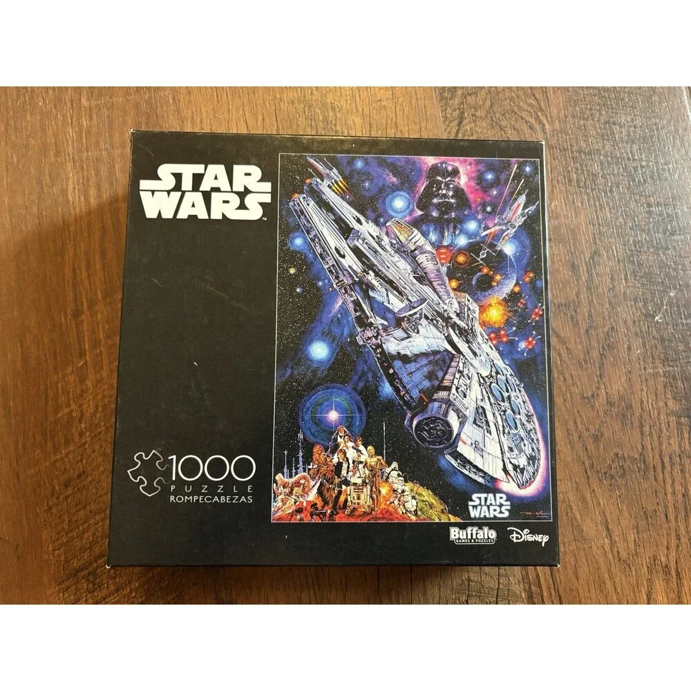 Star Wars Millennium Falcon In Space 1000 Pc Puzzle by Buffalo Disney
